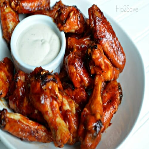 Honey BBQ Baked Chicken Wings