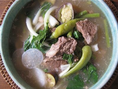 Sinigang na Baka / Beef and Tamarind Soup - Market Manila