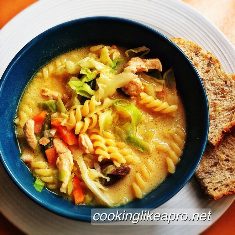 Chicken Macaroni Soup Recipe