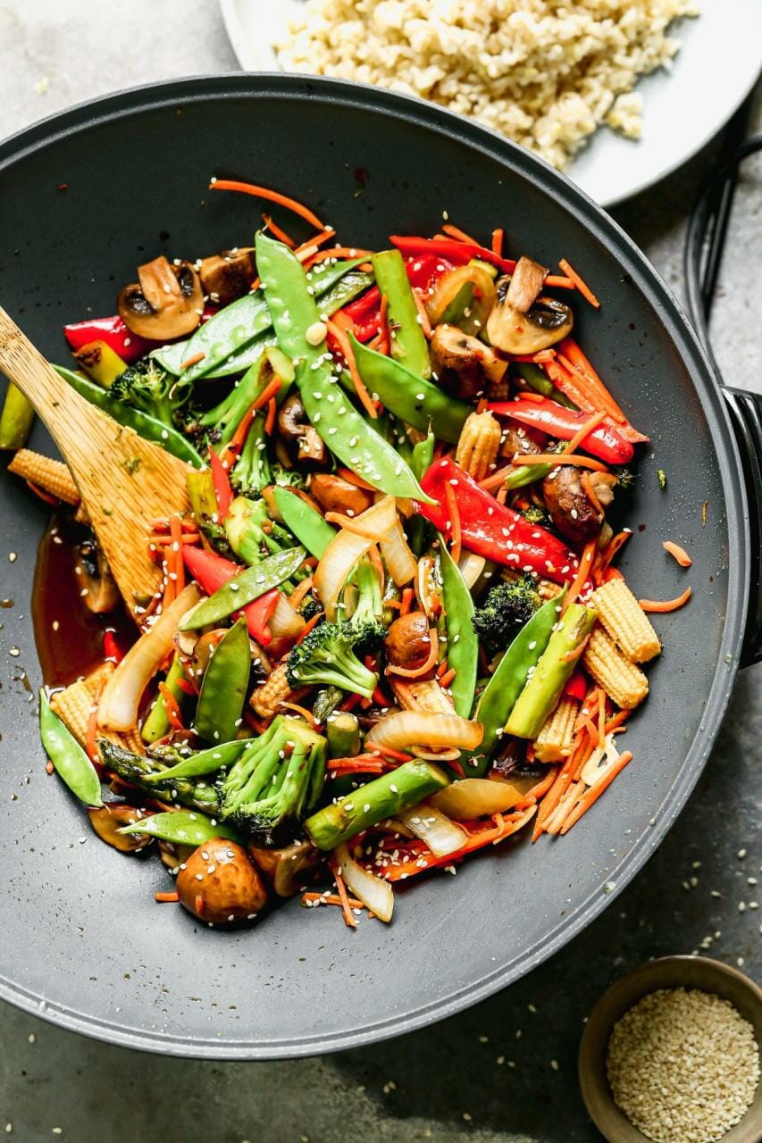 Healthy Vegetable Stir Fry - Cooking for Keeps