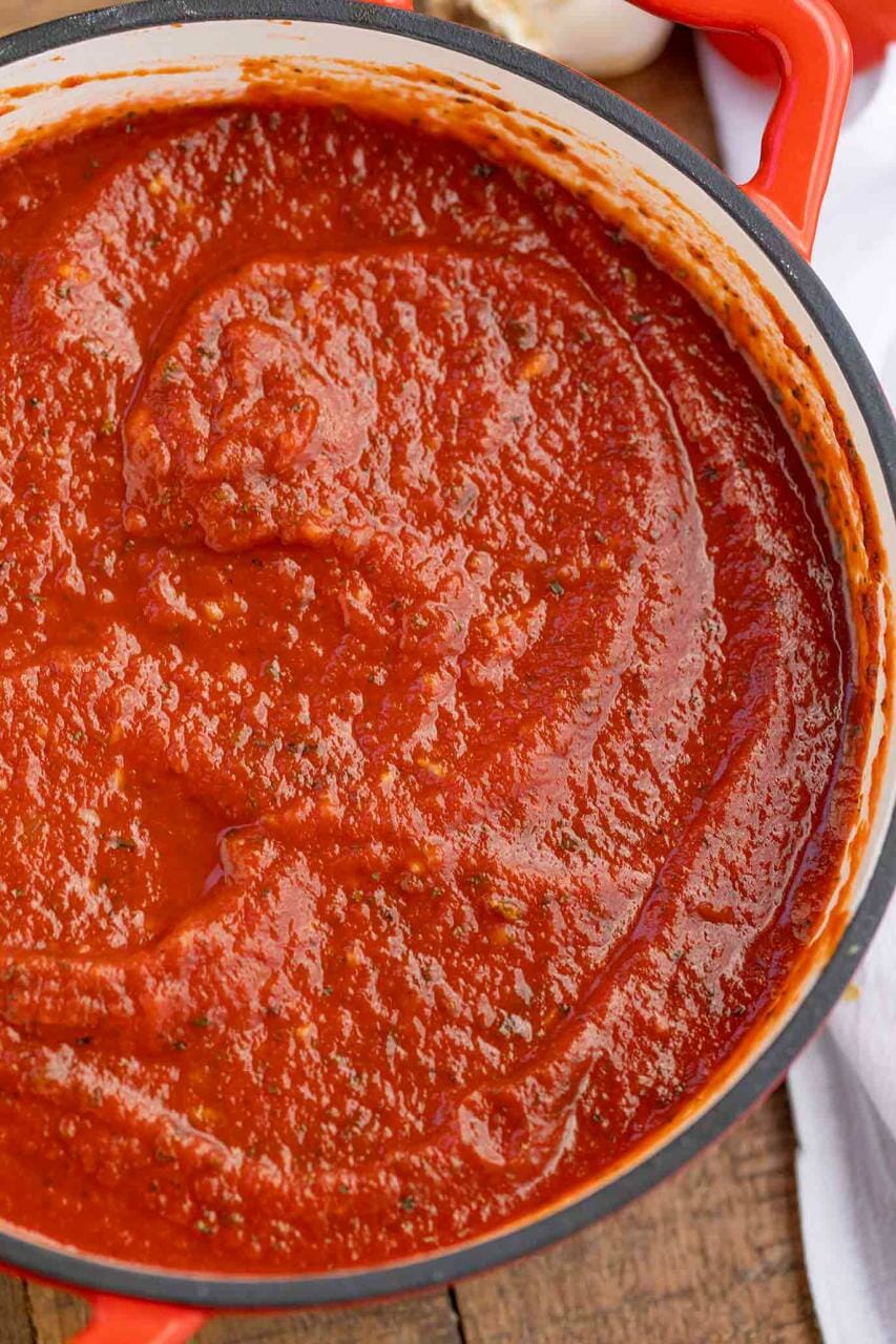 Easy Marinara Sauce {BEST Base Recipe!} | Dinner, then Dessert