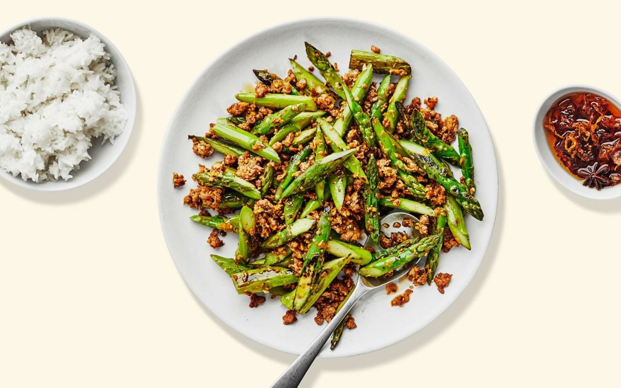 Pork and Asparagus Stir-Fry Recipe | Bon Appétit