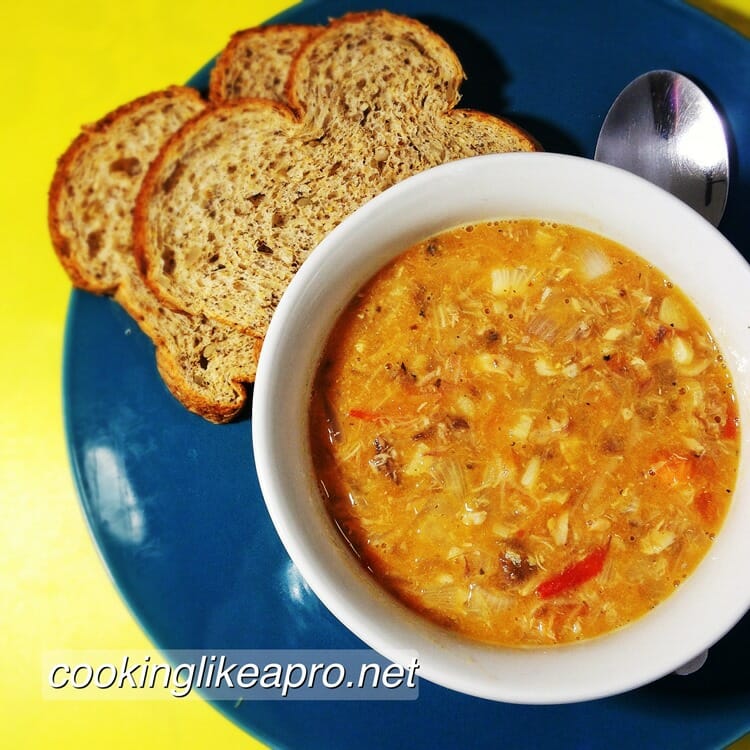 Sardines with Misua Soup Recipe