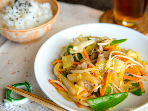 Stir-Fried Vegetables (Yasai Itame) 野菜炒め • Just One Cookbook