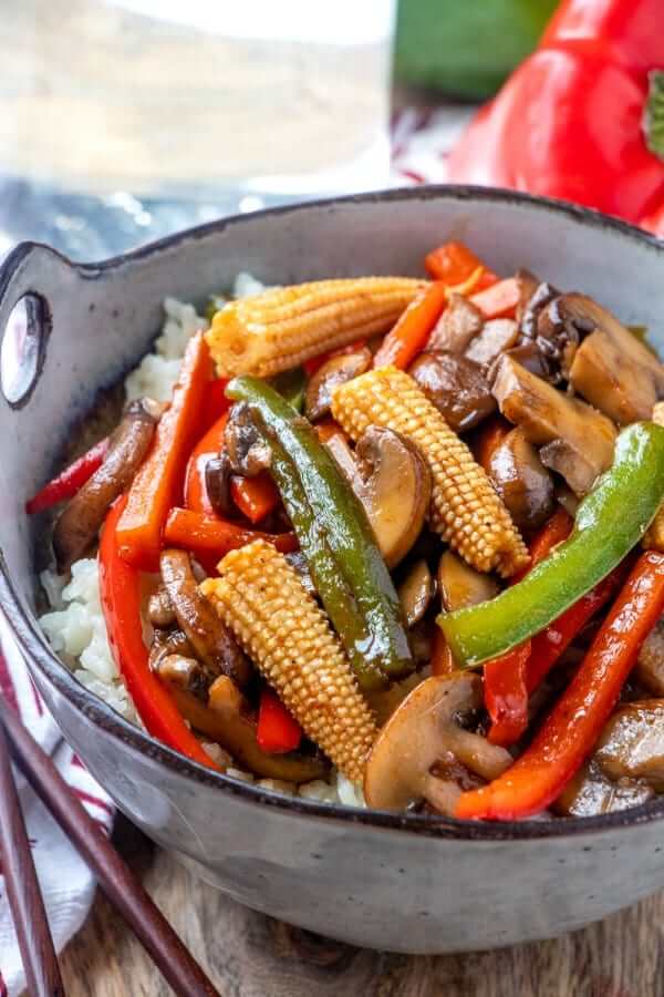 Vegan Thai Stir Fry with Baby Corn – Vegan in the Freezer