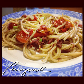 Cooking Pasta with Corned Beef