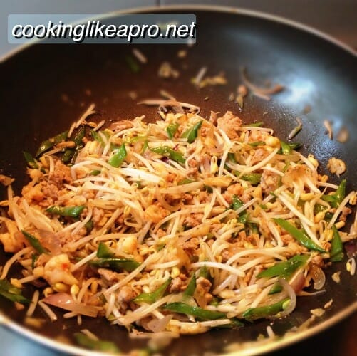 Cooking Lumpiang Hubad (Togue Recipe)