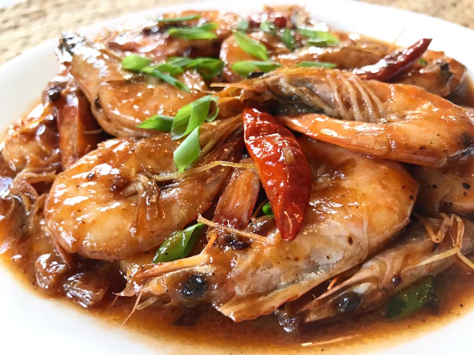 Shrimp in Oyster Sauce