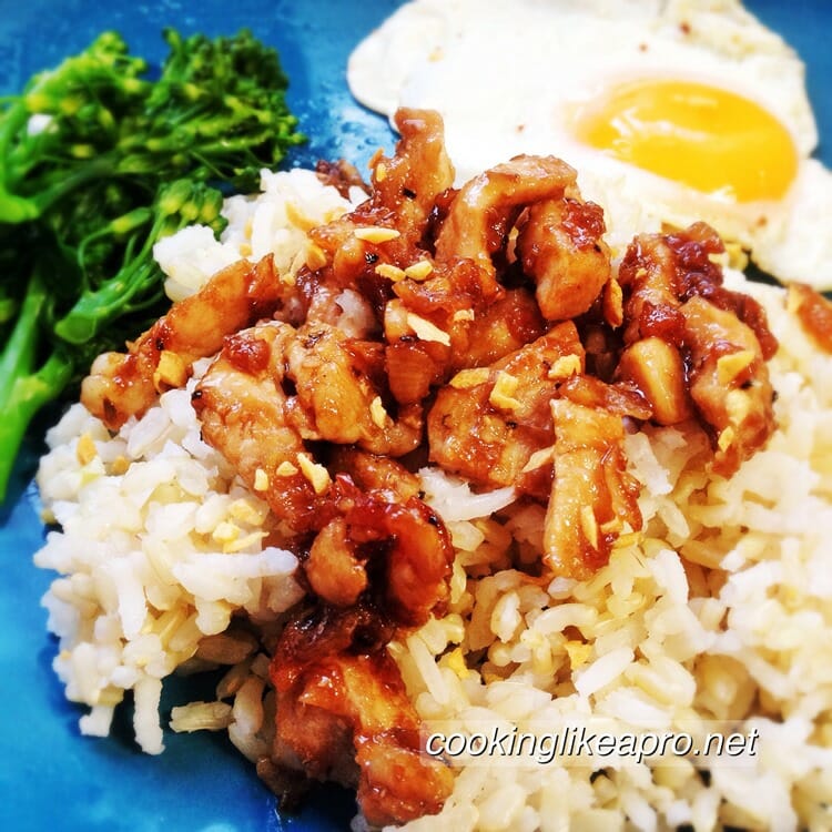 thai style garlic chicken